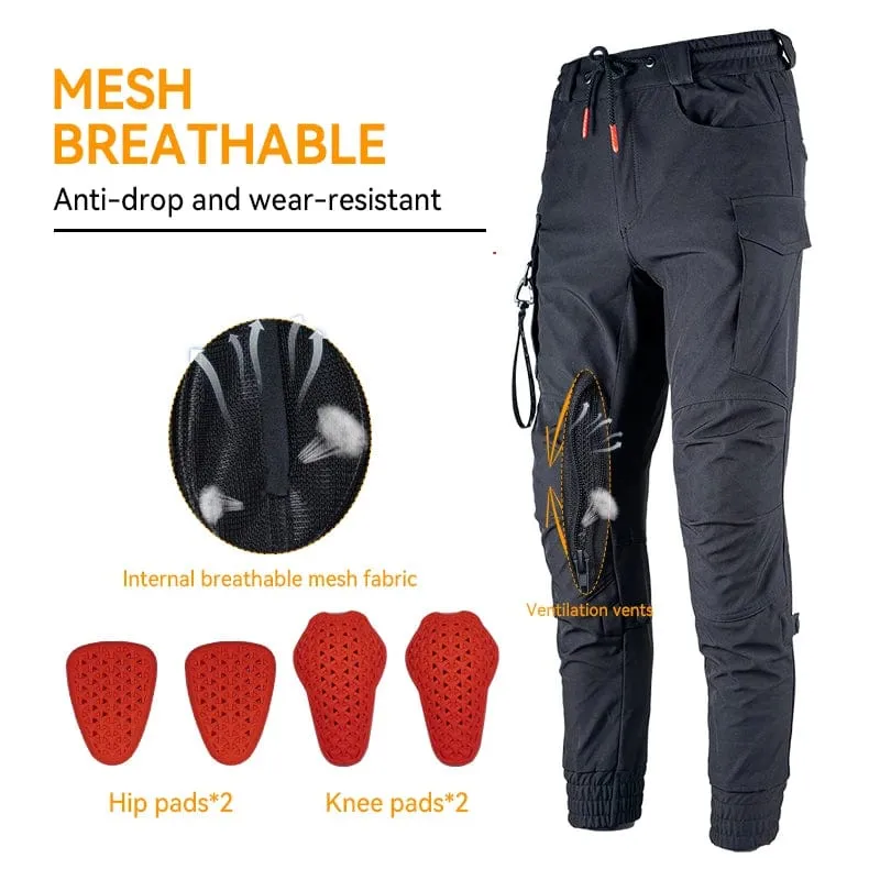 Star Field Knight Motorradhose Sommer Atmungsaktive CE-Schutzpanzerung Schwarz Armeegrün Herren Motorradhose