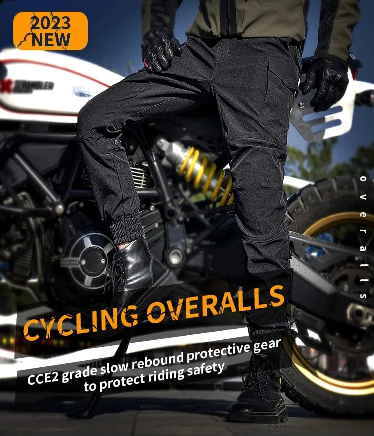 Star Field Knight Motorradhose Sommer Atmungsaktive CE-Schutzpanzerung Schwarz Armeegrün Herren Motorradhose