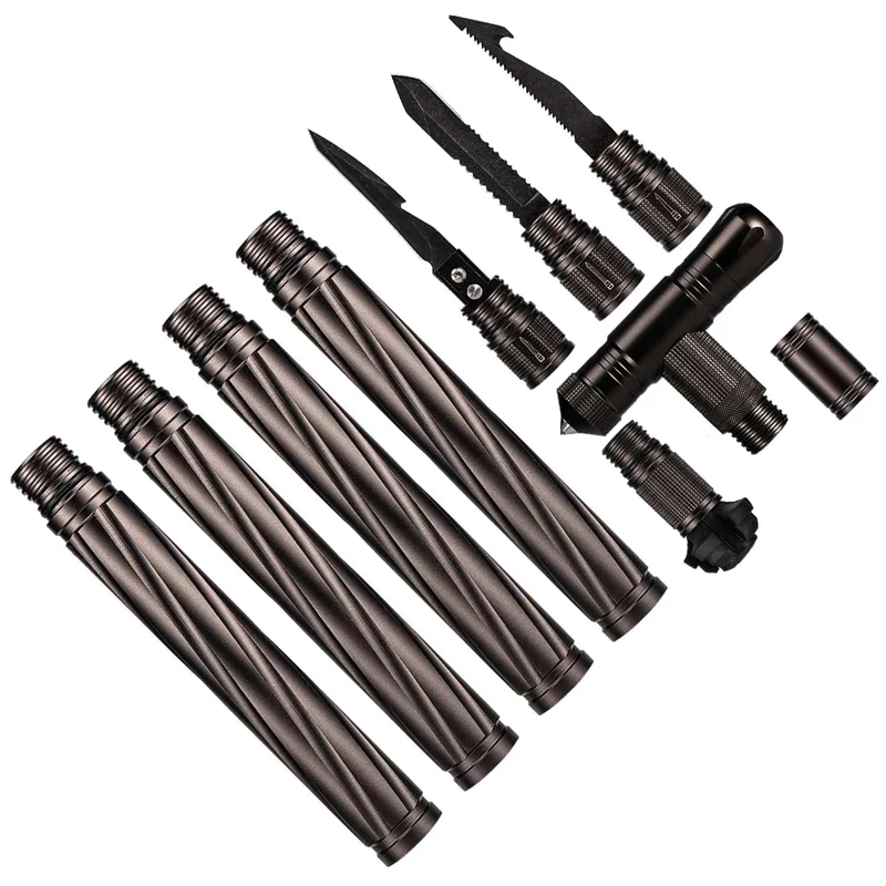Outdoor Camp Wandern Werkzeug Selbstverteidigung Sticks Pole Hause Auto Multifunktionale Survival Kit Klettern Notfall Ausrüstung