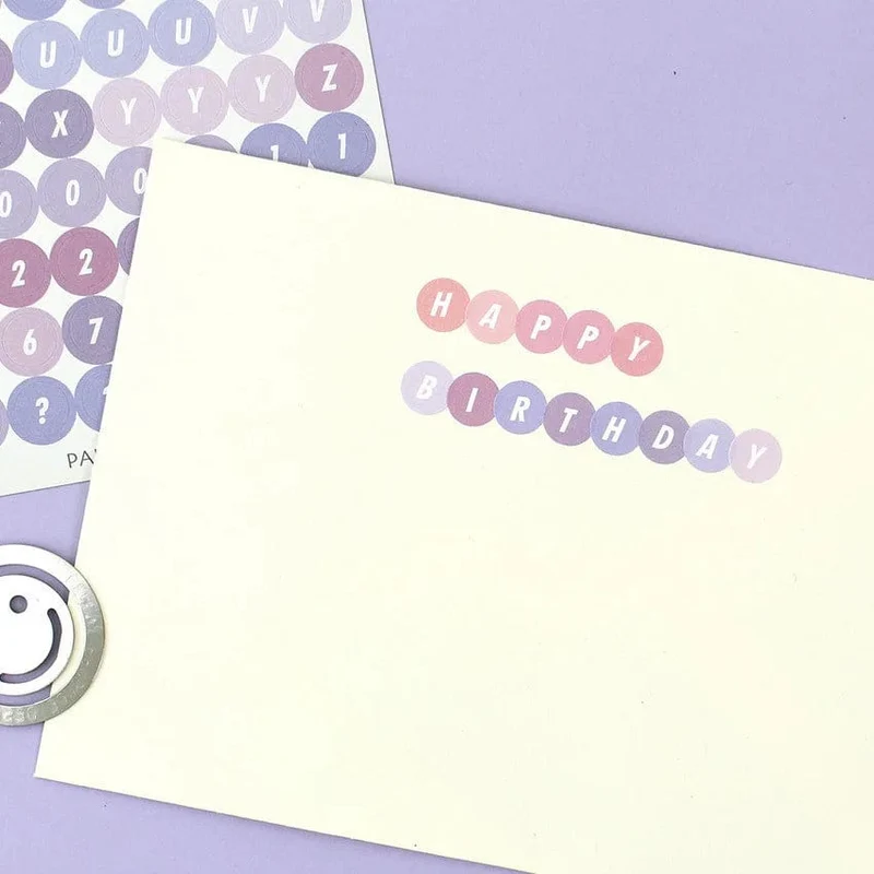 4 Blatt Kawaii Alphabet Buchstaben Aufkleber Koreanisches Briefpapier DIY Scrapbooking Planer Notebook Journal Dekoration Bürobedarf