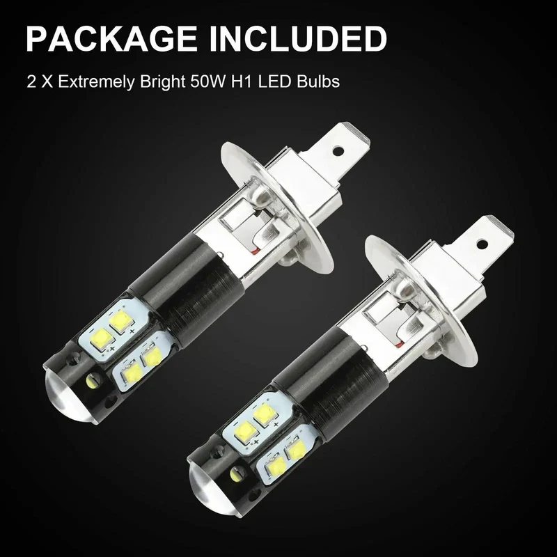 2 STÜCKE H1 LED Autoscheinwerfer 9005 9006 H8 H9 H11 H16 3200Lm 12 V 100 Watt 880 6000 Karat Weiß Fernlicht Nebelscheinwerfer Glühbirnen
