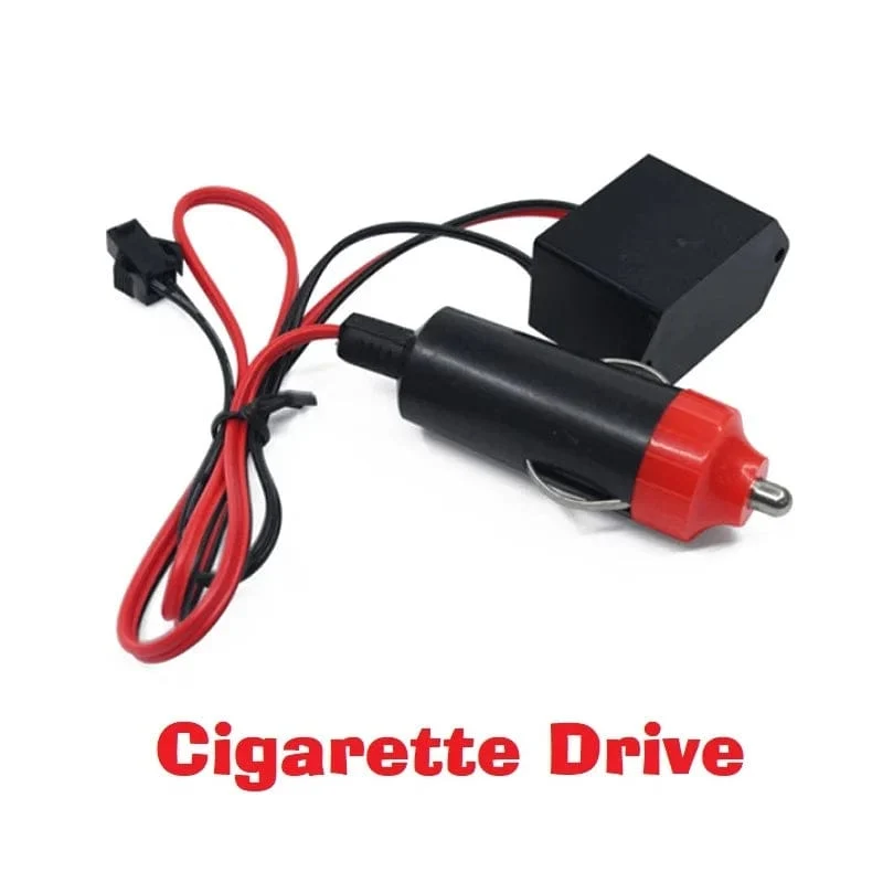Auto LED Streifen EL Draht Seil Rohr USB Schalter Zigarette Auto Umgebungs Licht Neon Licht Girlande Dekoration Flexible Led Rohr Auto Led