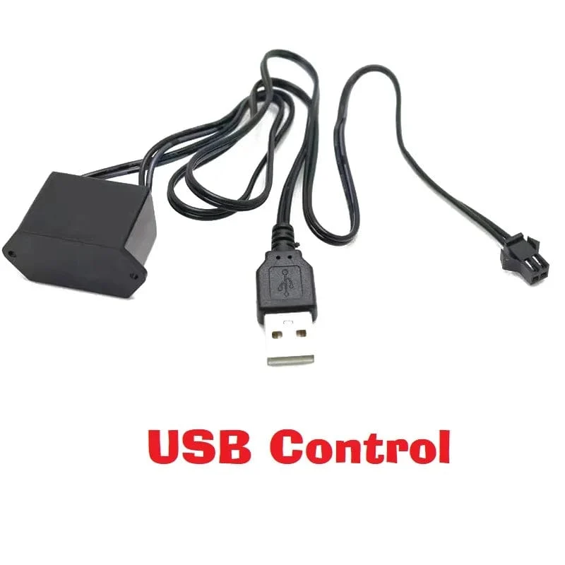 Auto LED Streifen EL Draht Seil Rohr USB Schalter Zigarette Auto Umgebungs Licht Neon Licht Girlande Dekoration Flexible Led Rohr Auto Led