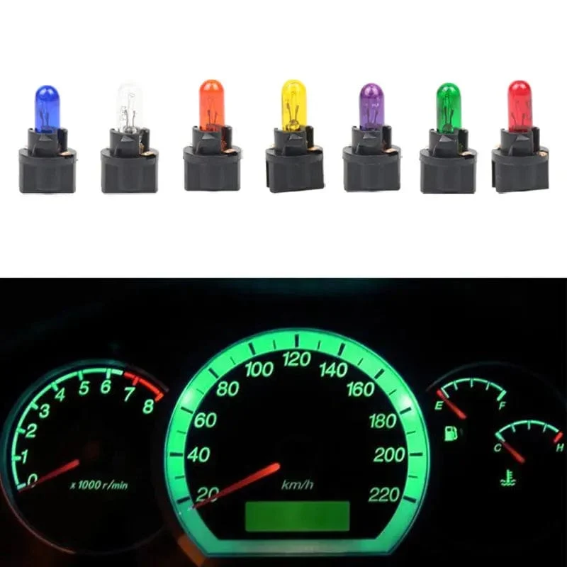 1/5/10Pcs T5 LED Auto Licht Autos Licht-emittierende Diode Instrument Gauge Dashboard Licht Bulbs12v/24v Auto Innen Lampe