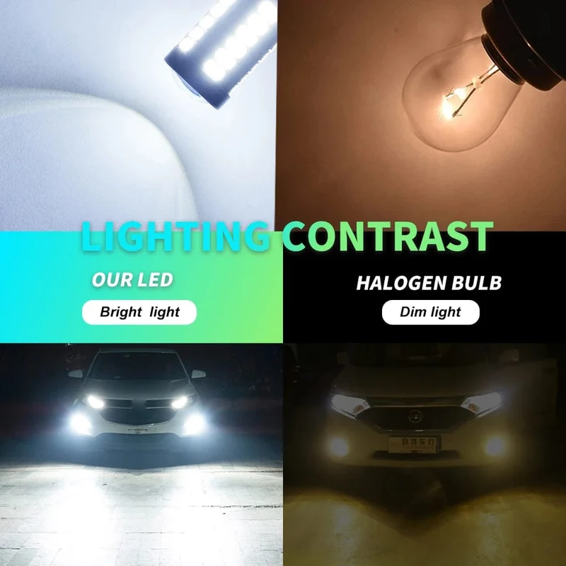 2x Auto Nebel Lampe H11 Led Lampe H7 9005 HB3 9006 HB4 H9 H8 H16 PSX24W PSX26W P13W Weiß Eis Blau Nebel glühbirne Nicht für Scheinwerfer