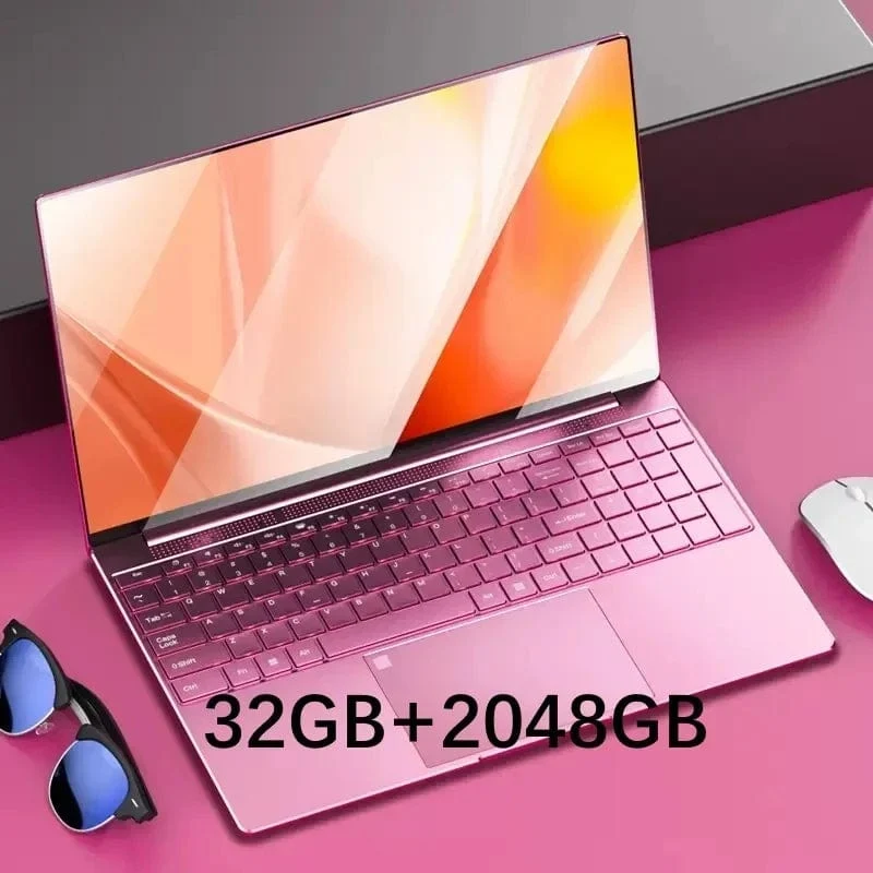 Leno 15.6'' Büro-Laptop 32 GB DDR4 1024 GB SSD Windows 11 N5095 Notebook-Computer IPS FHD 1080P Display 5G/2.4 GHz WiFi USB 3.0