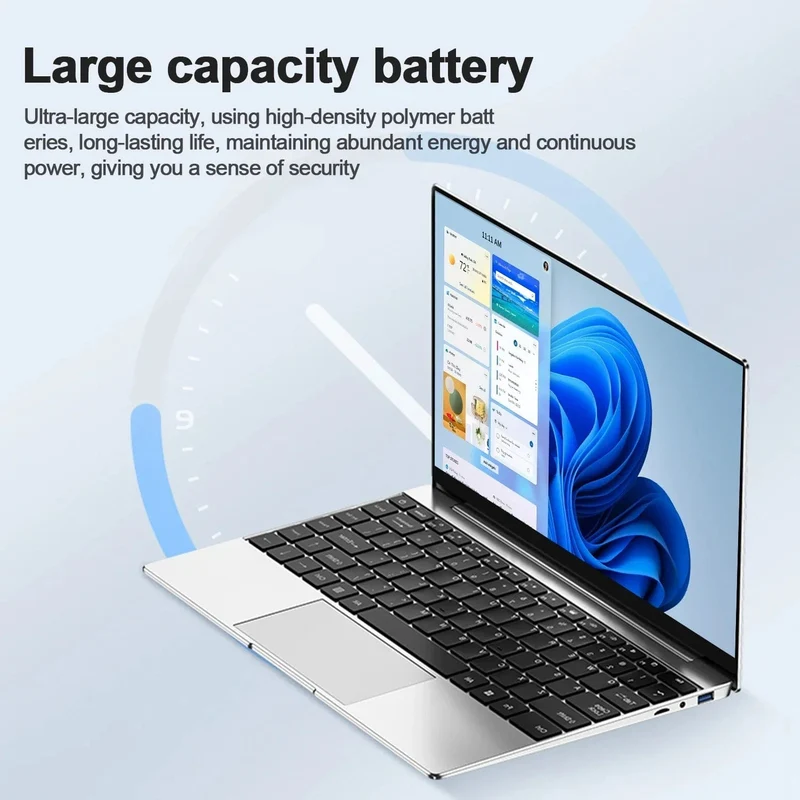 Laptop Intel Pentium N3700 16GB RAM 1024GB SSD Notebook 1920*1080 Auflösung Windows 11 Entsperren Computer Büro Studie gamer PC