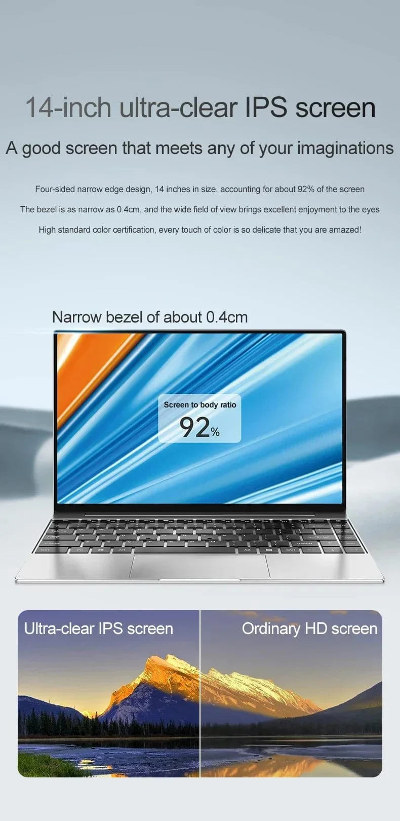 Laptop Intel Pentium N3700 16GB RAM 1024GB SSD Notebook 1920*1080 Auflösung Windows 11 Entsperren Computer Büro Studie gamer PC