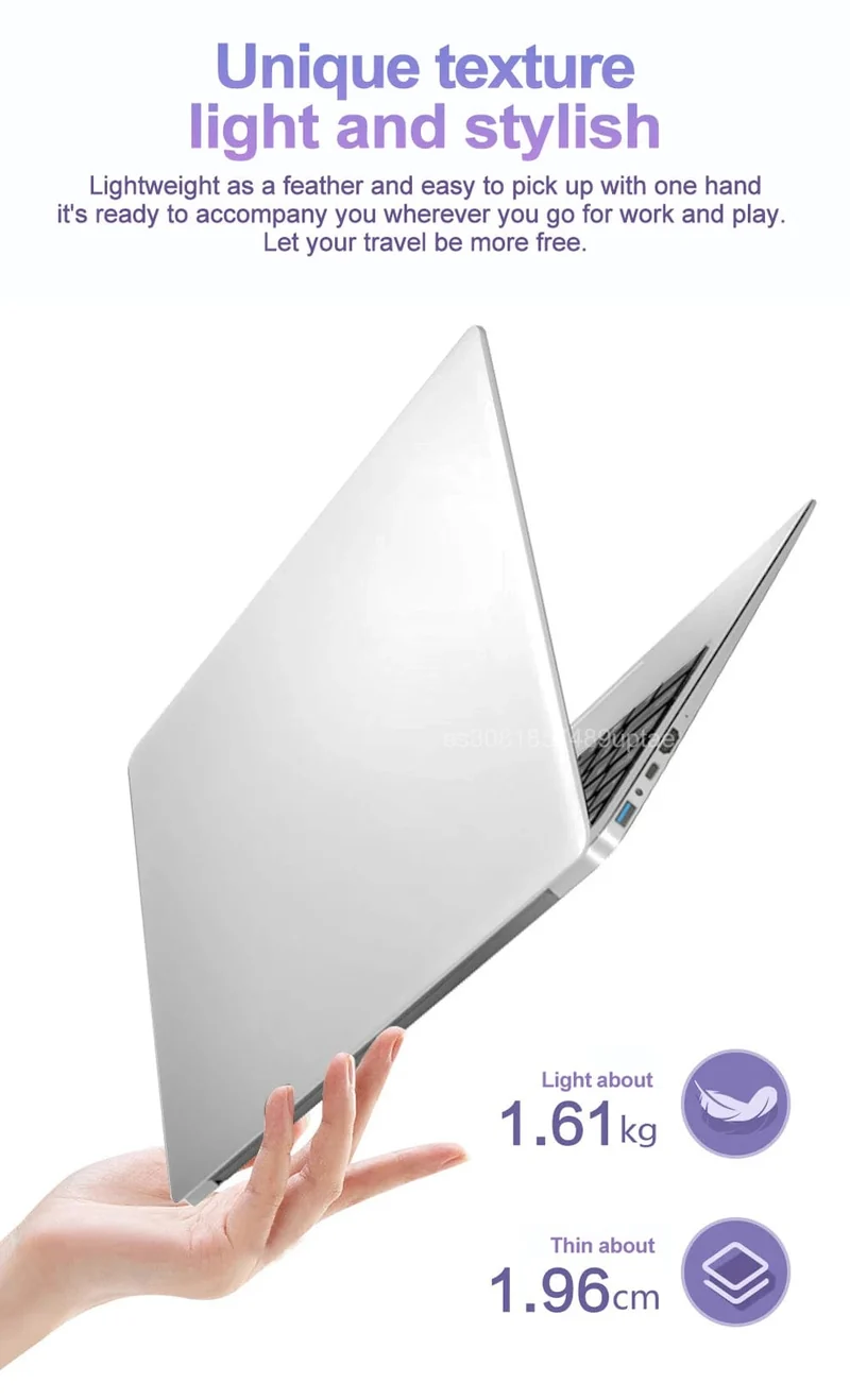 15.6-Zoll-Ultra-Slim-Laptop, 16 GB RAM, 2 TB SSD, Intel N3700, Notebook, Gamer, 1920 x 1080 Display, Büro-/Studiencomputer, PC, Windows 11 Pro