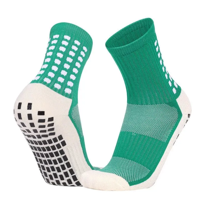1 Paar Fußballsocken Herren Damen Sportsocken Rutschfeste Silikonunterseite Fußballsocken Rugby Tennis Volleyball Badmintonsocken Outdoor