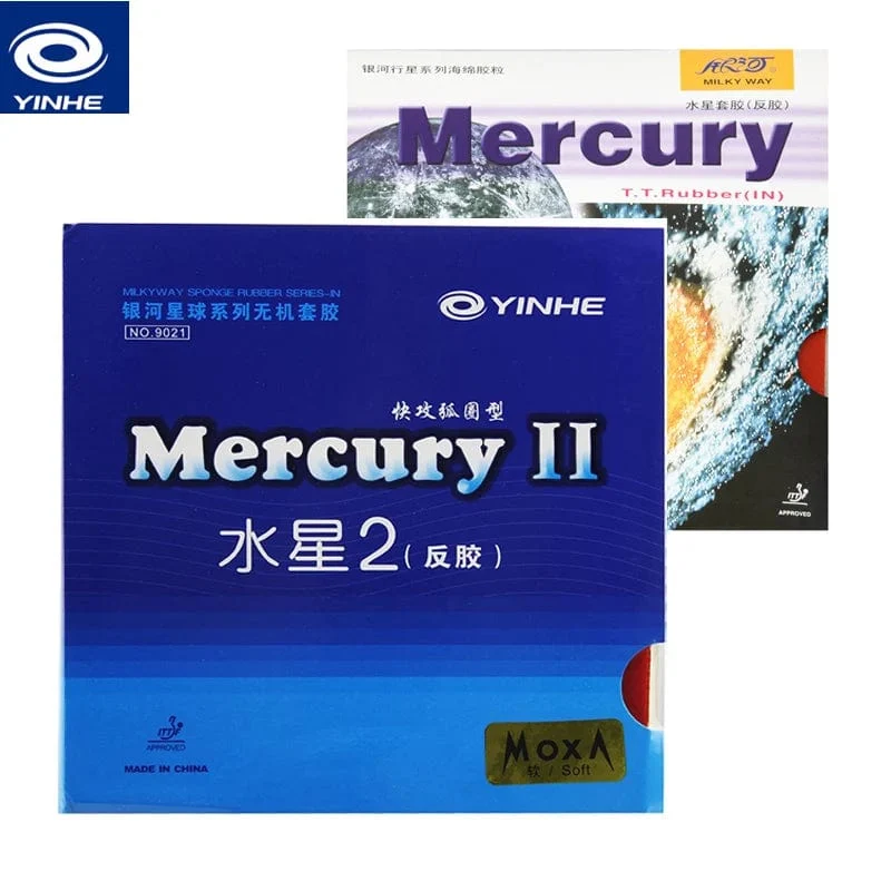 YINHE Mercury 2 Tischtennis Gummi Pickel-in Ping Pong Gummi für Schnellen Angriff mit Schleife