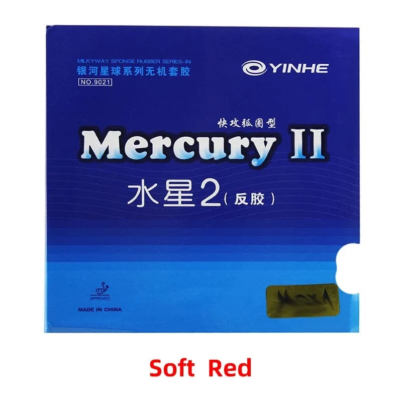 YINHE Mercury 2 Tischtennis Gummi Pickel-in Ping Pong Gummi für Schnellen Angriff mit Schleife