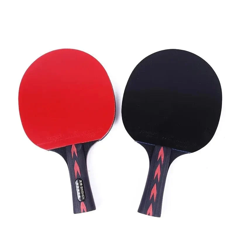 HUIESON 6 Sterne 2-teiliges Carbon-Tischtennis-Set Super leistungsstarker Ping-Pong-Schläger für das Training im Club für Erwachsene Neu aufgerüstet