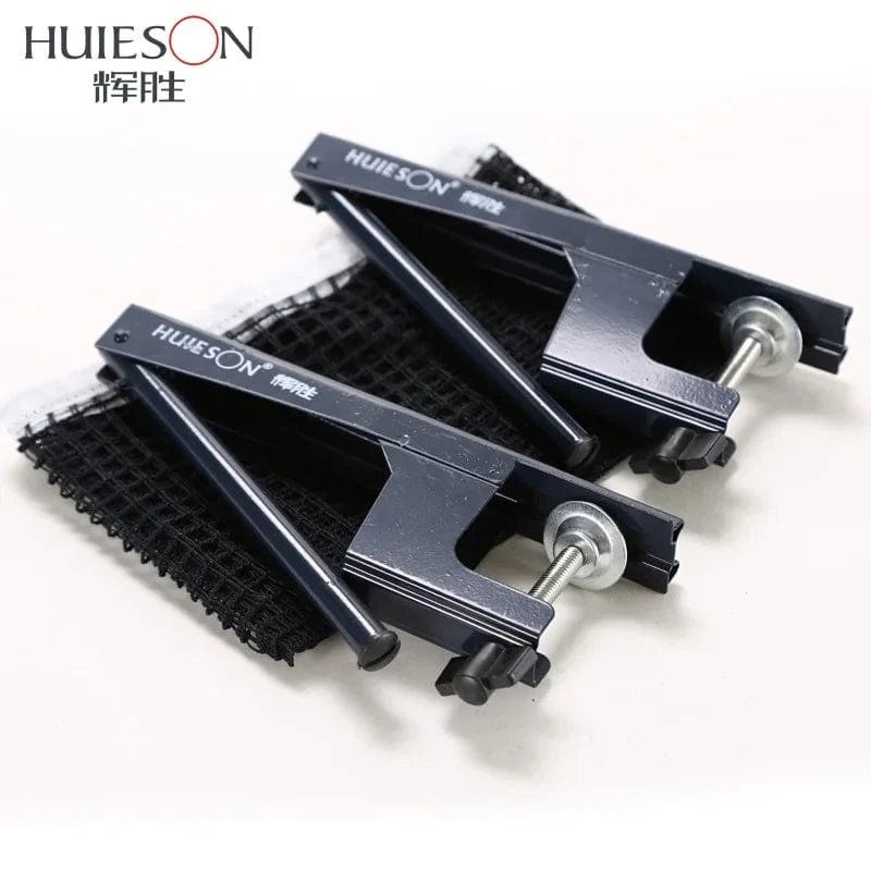 Huieson Standard-Tischtennisnetz zum Anklipsen/Anschrauben, professionelles Tischtennis-Tischnetz-Rack-Kit, Zubehör, Klemmtypen