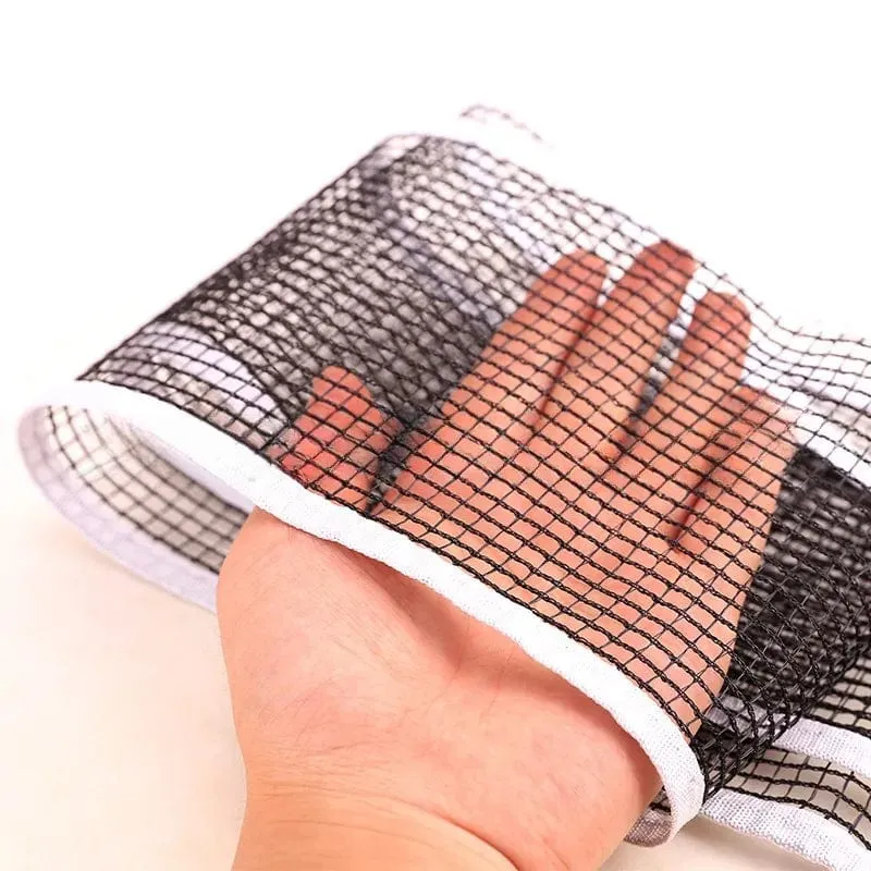 Tragbarer Ping-Pong-Netzständer, überall einsetzbar, einziehbarer Ständer, Ersatz für hochwertiges Tischtennisnetz aus Kunststoff, Übungszubehör
