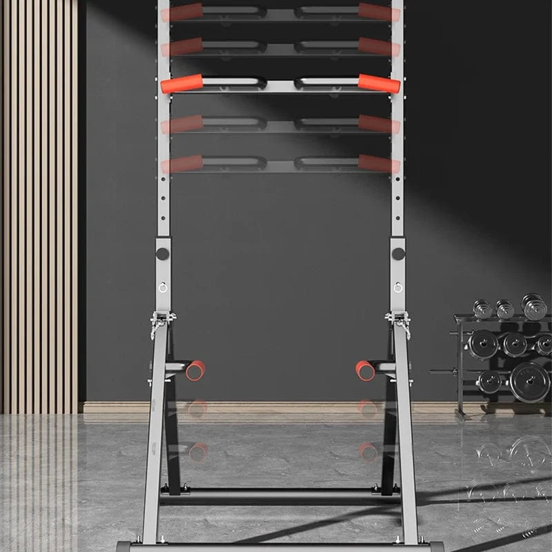 Horizontale Stange, für den Innenbereich, für den Haushalt, ohne Stanzen, für hängende Stange, Boden, zusammenklappbar, Einzel- und Parallelstange, Familien-Fitness