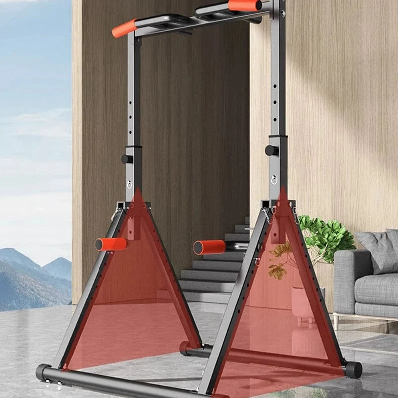Horizontale Stange, für den Innenbereich, für den Haushalt, ohne Stanzen, für hängende Stange, Boden, zusammenklappbar, Einzel- und Parallelstange, Familien-Fitness
