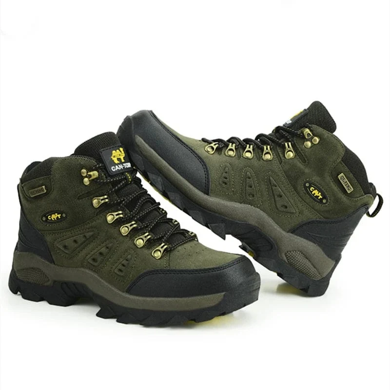 Große Größe 48 Wanderstiefel Herren Sommer Winter Outdoor Warm Fell Rutschfeste Mode Damen Schuhe Jungen Outdoor Arbeitsstiefeletten Herbst