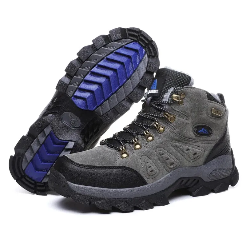 Große Größe 48 Wanderstiefel Herren Sommer Winter Outdoor Warm Fell Rutschfeste Mode Damen Schuhe Jungen Outdoor Arbeitsstiefeletten Herbst