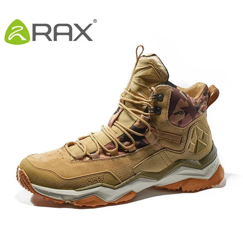 RAX Männer Wandern Schuhe Mid-top Wasserdichte Outdoor Sneaker Männer Leder Trekking Stiefel Trail Camping Klettern Jagd Turnschuhe Frauen