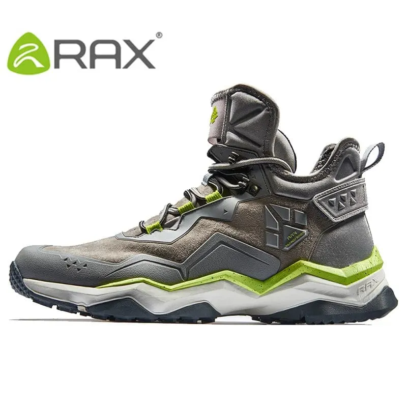 RAX Männer Wandern Schuhe Mid-top Wasserdichte Outdoor Sneaker Männer Leder Trekking Stiefel Trail Camping Klettern Jagd Turnschuhe Frauen