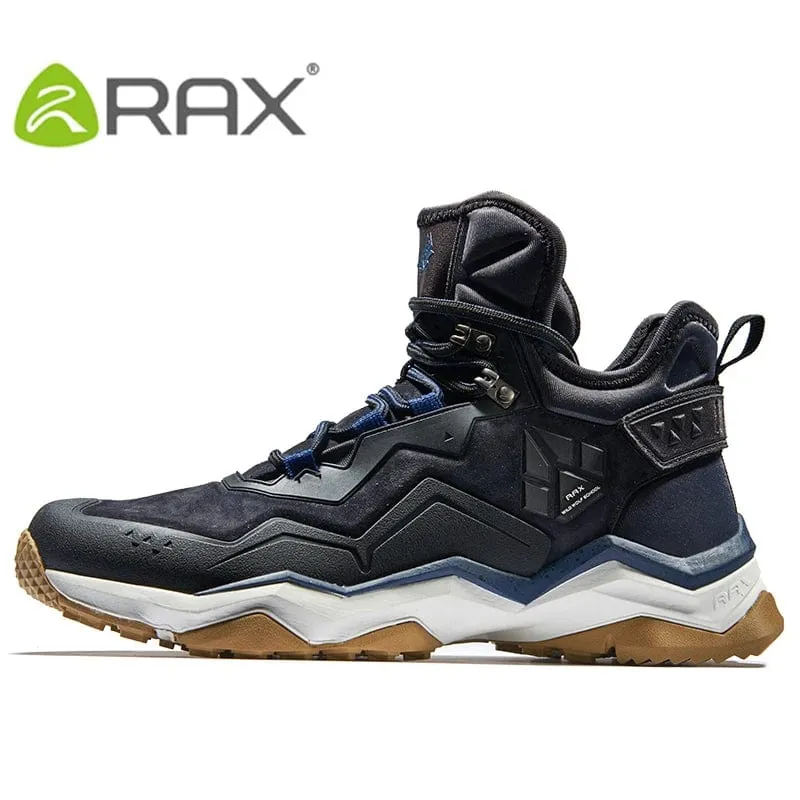 RAX Männer Wandern Schuhe Mid-top Wasserdichte Outdoor Sneaker Männer Leder Trekking Stiefel Trail Camping Klettern Jagd Turnschuhe Frauen