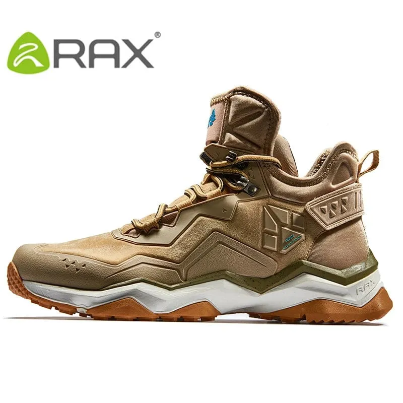 RAX Männer Wandern Schuhe Mid-top Wasserdichte Outdoor Sneaker Männer Leder Trekking Stiefel Trail Camping Klettern Jagd Turnschuhe Frauen