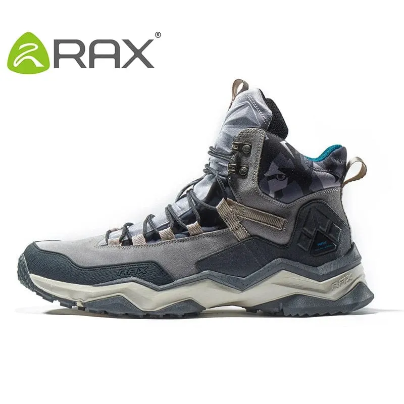 RAX Männer Wandern Schuhe Mid-top Wasserdichte Outdoor Sneaker Männer Leder Trekking Stiefel Trail Camping Klettern Jagd Turnschuhe Frauen