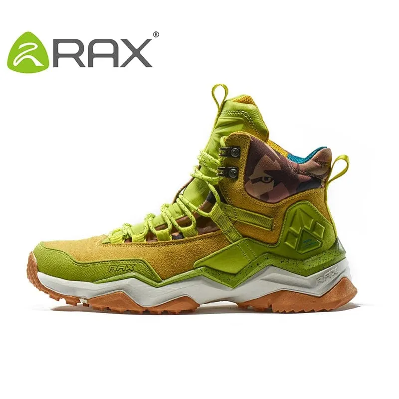 RAX Männer Wandern Schuhe Mid-top Wasserdichte Outdoor Sneaker Männer Leder Trekking Stiefel Trail Camping Klettern Jagd Turnschuhe Frauen