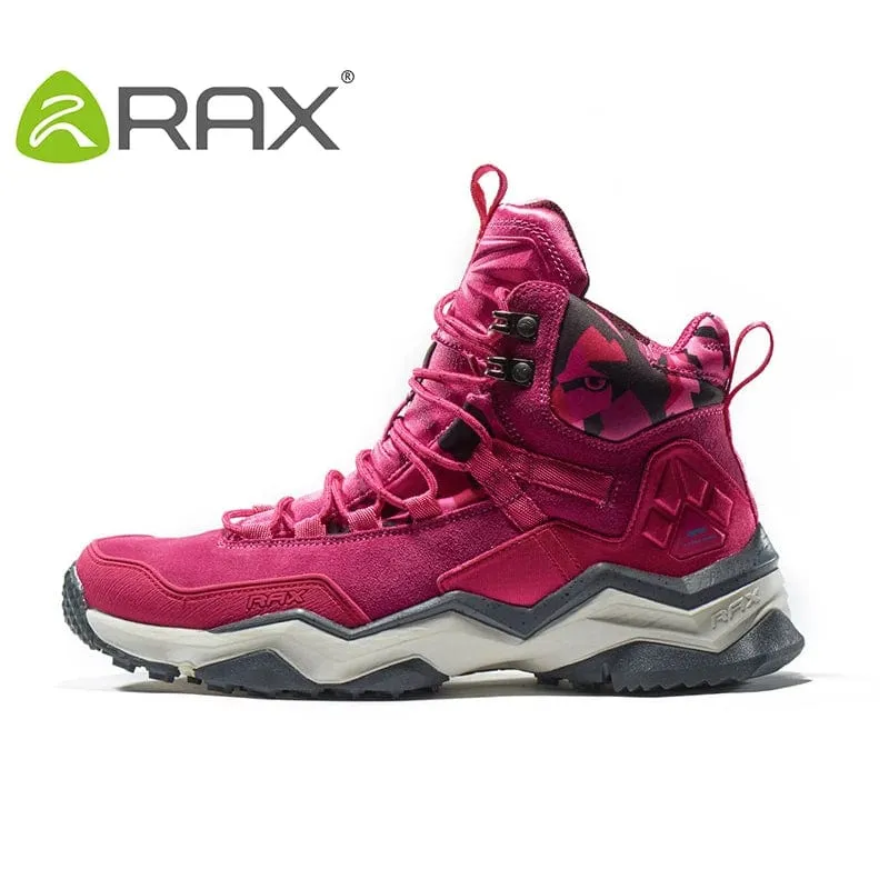 RAX Männer Wandern Schuhe Mid-top Wasserdichte Outdoor Sneaker Männer Leder Trekking Stiefel Trail Camping Klettern Jagd Turnschuhe Frauen