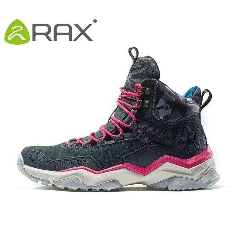 RAX Männer Wandern Schuhe Mid-top Wasserdichte Outdoor Sneaker Männer Leder Trekking Stiefel Trail Camping Klettern Jagd Turnschuhe Frauen