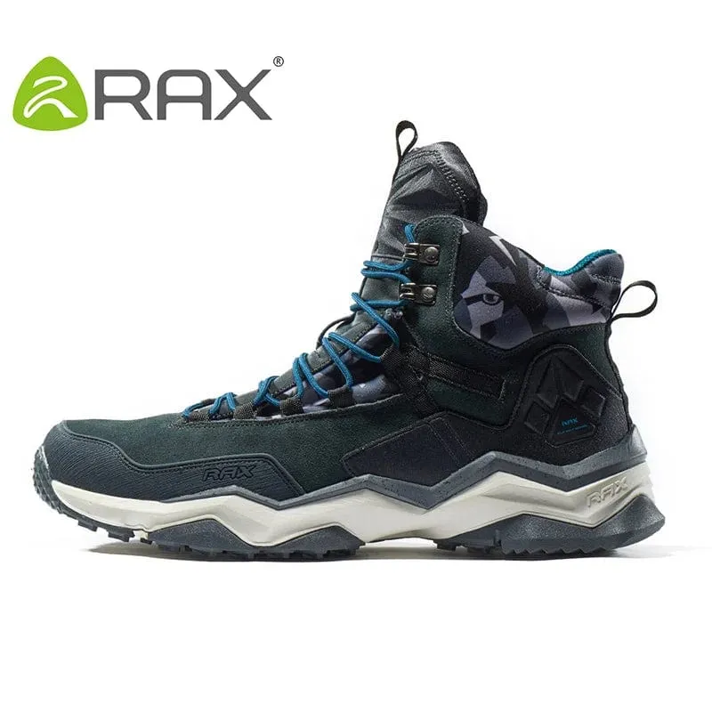 RAX Männer Wandern Schuhe Mid-top Wasserdichte Outdoor Sneaker Männer Leder Trekking Stiefel Trail Camping Klettern Jagd Turnschuhe Frauen