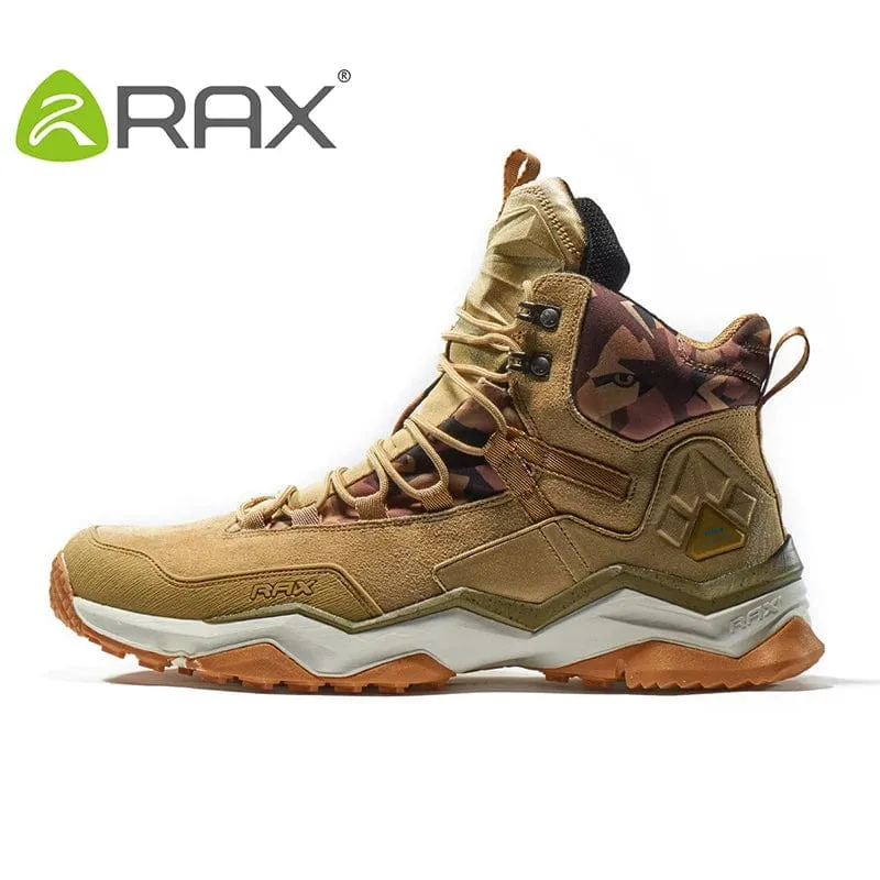 RAX Männer Wandern Schuhe Mid-top Wasserdichte Outdoor Sneaker Männer Leder Trekking Stiefel Trail Camping Klettern Jagd Turnschuhe Frauen