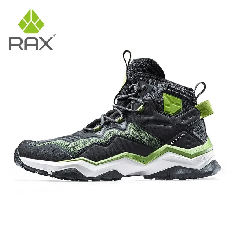 RAX Männer Wandern Schuhe Mid-top Wasserdichte Outdoor Sneaker Männer Leder Trekking Stiefel Trail Camping Klettern Jagd Turnschuhe Frauen