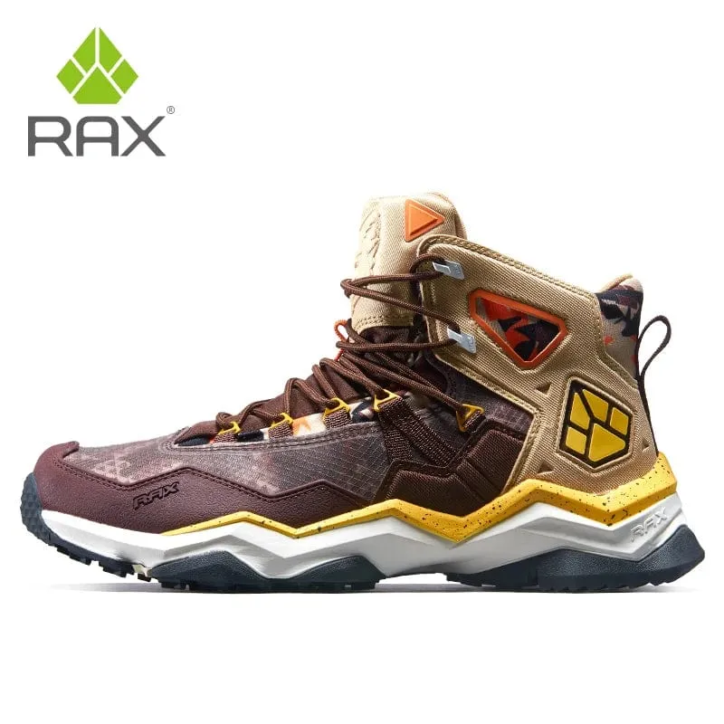 RAX Männer Wandern Schuhe Mid-top Wasserdichte Outdoor Sneaker Männer Leder Trekking Stiefel Trail Camping Klettern Jagd Turnschuhe Frauen