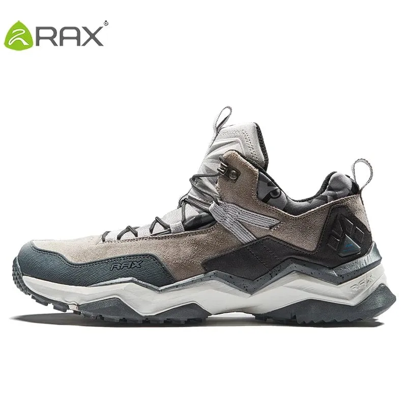 RAX Männer Wandern Schuhe Mid-top Wasserdichte Outdoor Sneaker Männer Leder Trekking Stiefel Trail Camping Klettern Jagd Turnschuhe Frauen