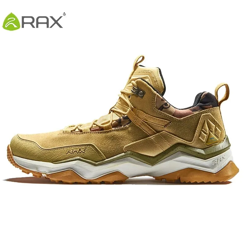 RAX Männer Wandern Schuhe Mid-top Wasserdichte Outdoor Sneaker Männer Leder Trekking Stiefel Trail Camping Klettern Jagd Turnschuhe Frauen