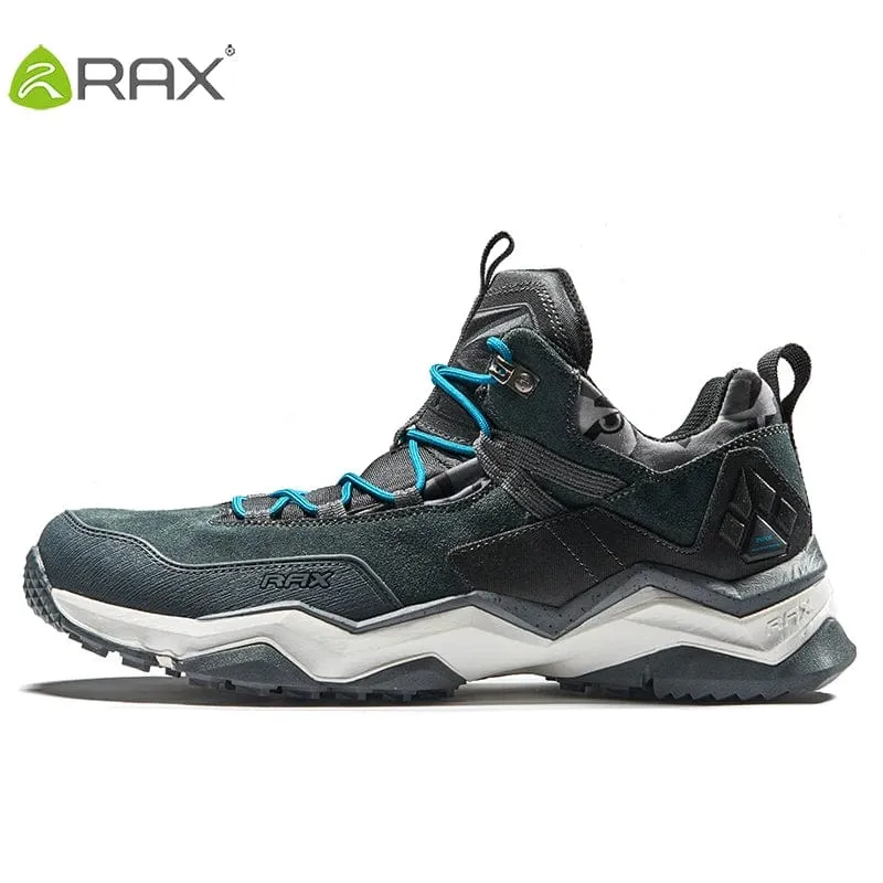 RAX Männer Wandern Schuhe Mid-top Wasserdichte Outdoor Sneaker Männer Leder Trekking Stiefel Trail Camping Klettern Jagd Turnschuhe Frauen