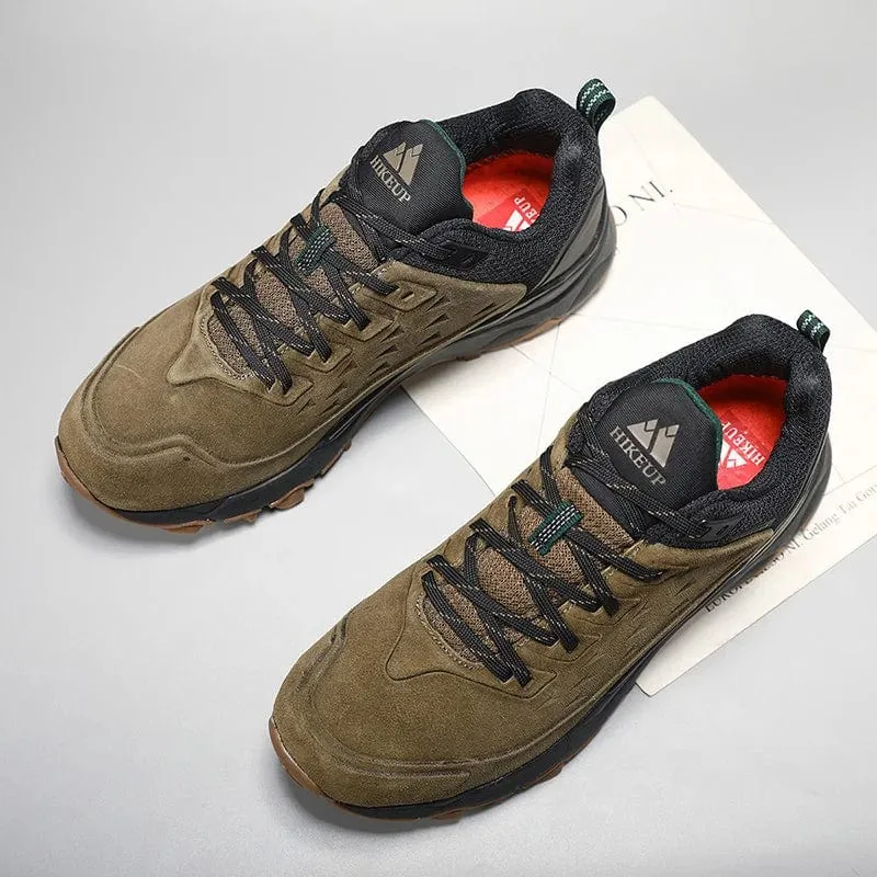 HIKEUP Neueste herren Wanderschuhe Verschleiß-beständig Nicht-slip Outdoor Sneaker Klettern Trekking Jagd Männer Sport Wildleder
