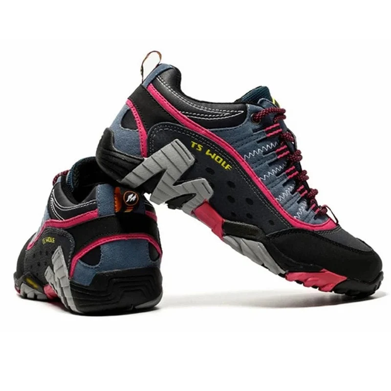 Outdoor Lover Trekkingschuhe Herren Wasserdichte Wanderschuhe Bergstiefel Echtes Leder Woodland Jagd Taktische Schuhe