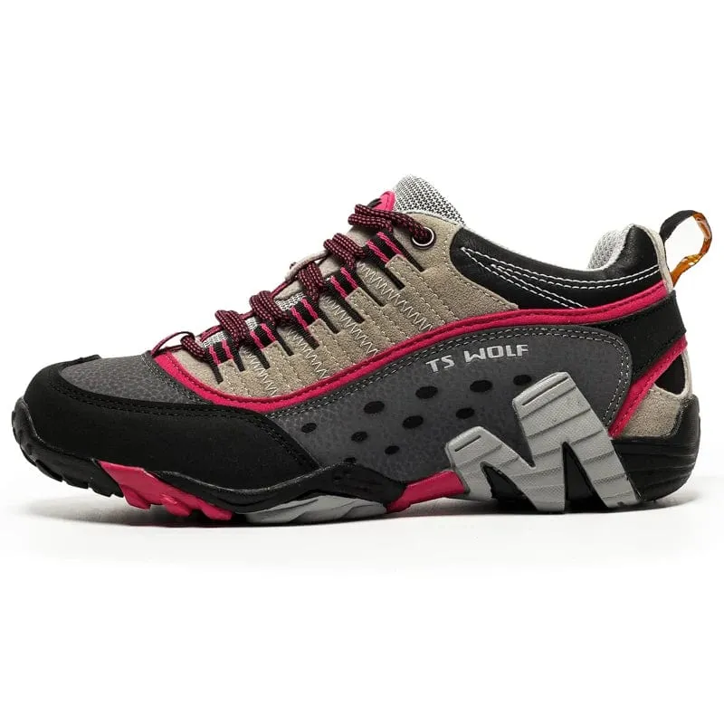Outdoor Lover Trekkingschuhe Herren Wasserdichte Wanderschuhe Bergstiefel Echtes Leder Woodland Jagd Taktische Schuhe