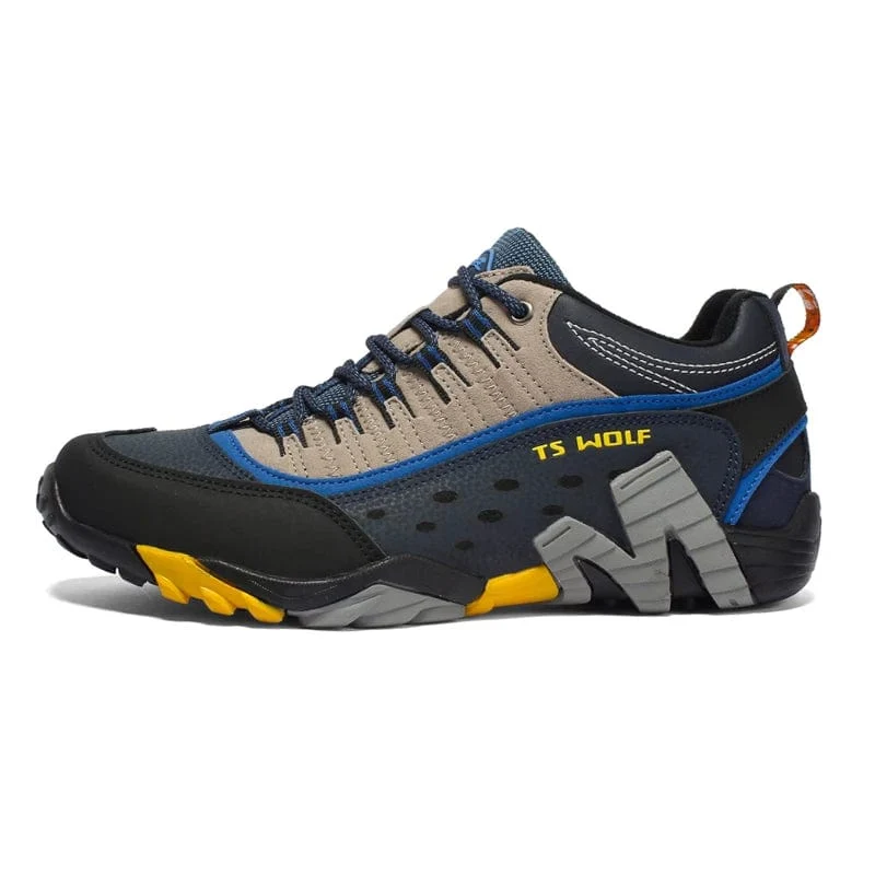 Outdoor Lover Trekkingschuhe Herren Wasserdichte Wanderschuhe Bergstiefel Echtes Leder Woodland Jagd Taktische Schuhe