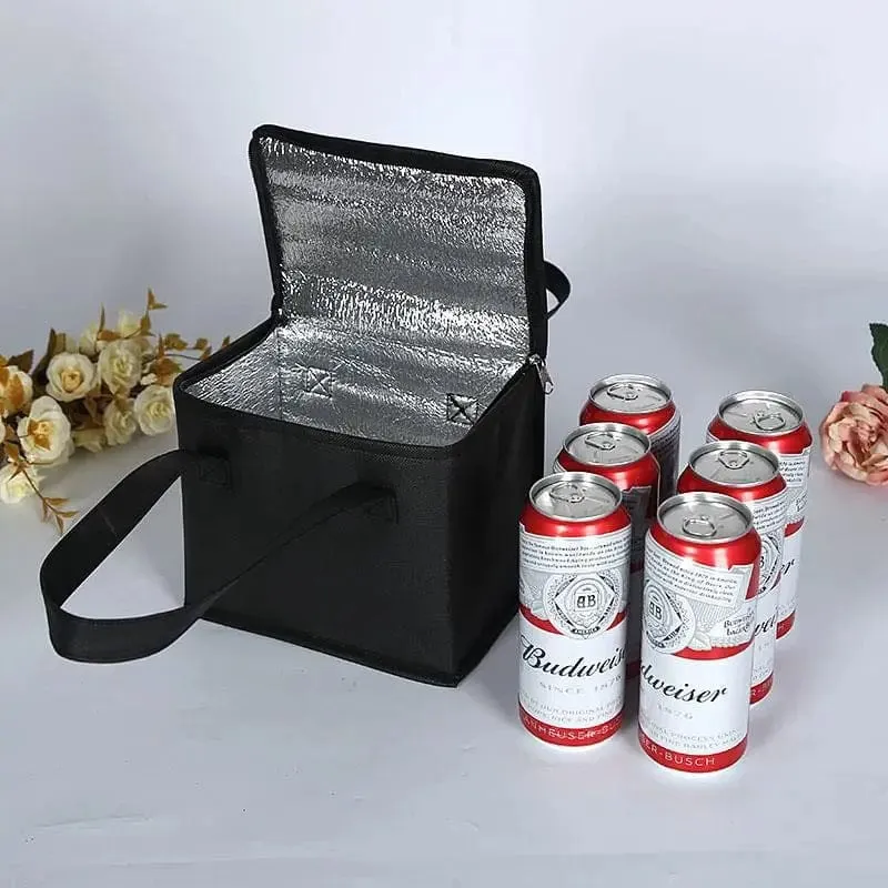 Große Kühlbox für den Außenbereich, Picknicktasche, tragbare, wärmeisolierte Kühltasche, Camping-Getränke-Bento-Taschen, Grill-Reißverschluss-Pack, Picknickzubehör