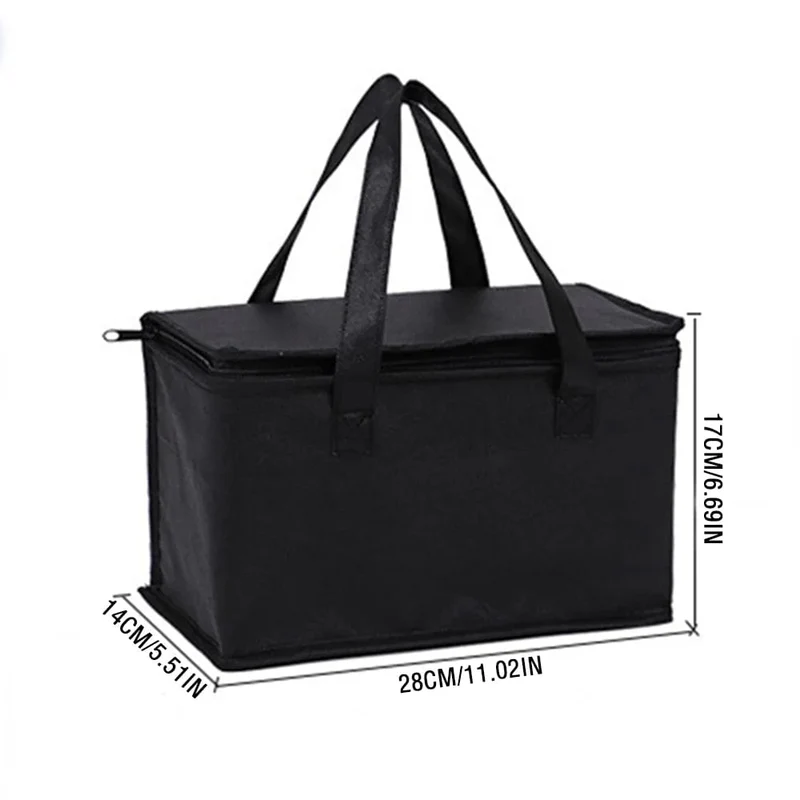 Große Kühlbox für den Außenbereich, Picknicktasche, tragbare, wärmeisolierte Kühltasche, Camping-Getränke-Bento-Taschen, Grill-Reißverschluss-Pack, Picknickzubehör