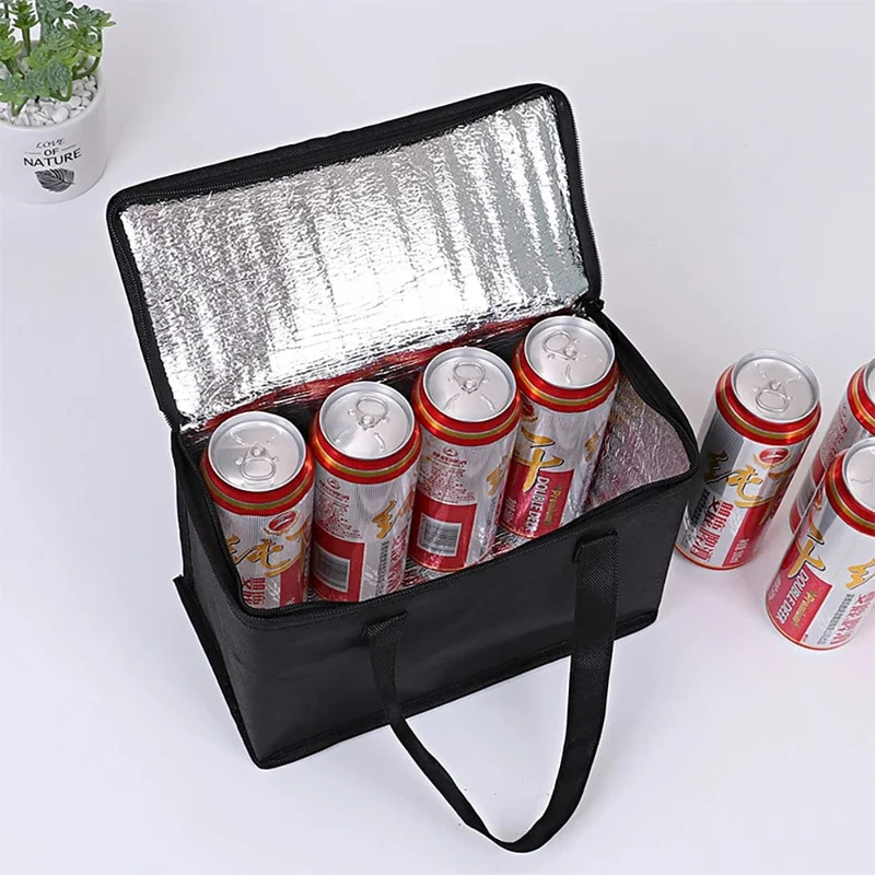 Isolierte Folientasche, große Kapazität, Thermo-Warmhaltebeutel, Kühltasche, Lebensmittelaufbewahrungsbeutel für Outdoor-Camping, Bier, Lebensmittel, Trinkbox