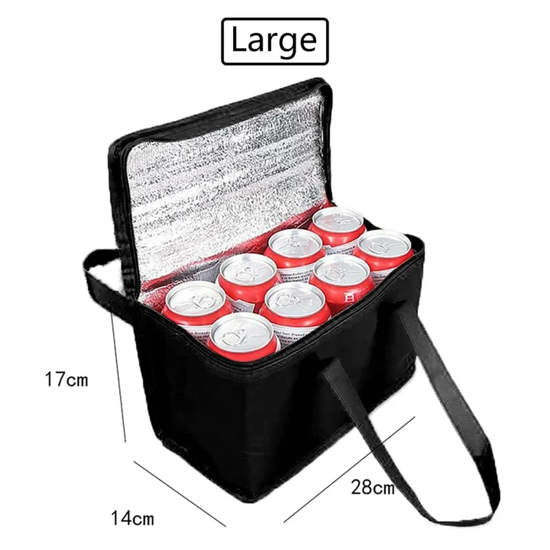 Isolierte Folientasche, große Kapazität, Thermo-Warmhaltebeutel, Kühltasche, Lebensmittelaufbewahrungsbeutel für Outdoor-Camping, Bier, Lebensmittel, Trinkbox