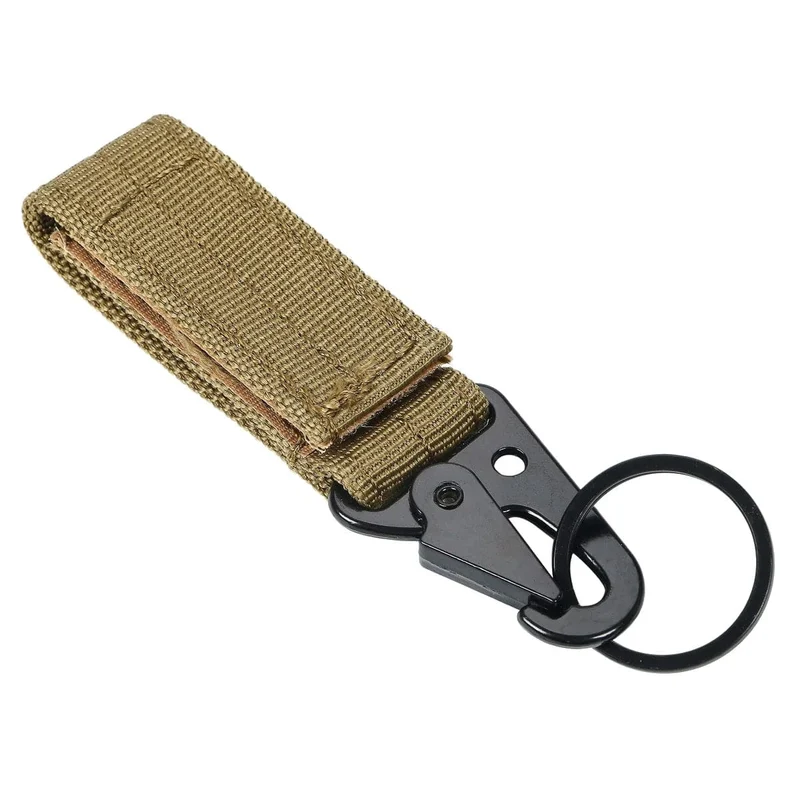 Outdoor Taktische Karabiner Schlüssel Tasche Zubehör Multifunktionale Gürtel Schnalle Nylon Gurtband