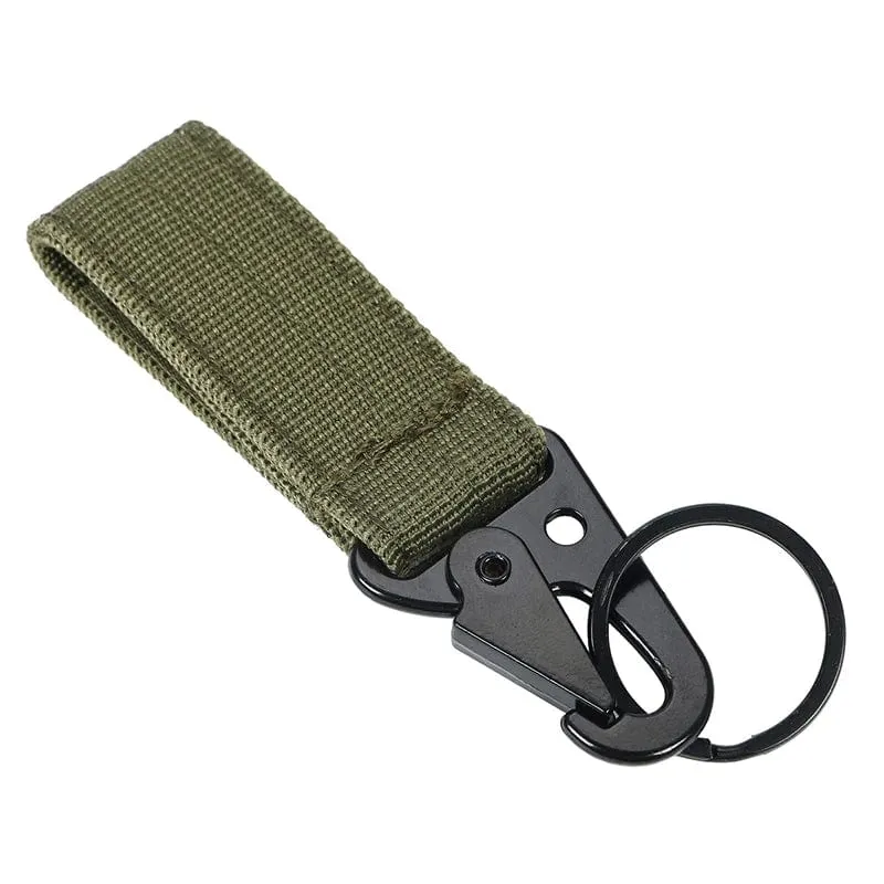 Outdoor Taktische Karabiner Schlüssel Tasche Zubehör Multifunktionale Gürtel Schnalle Nylon Gurtband