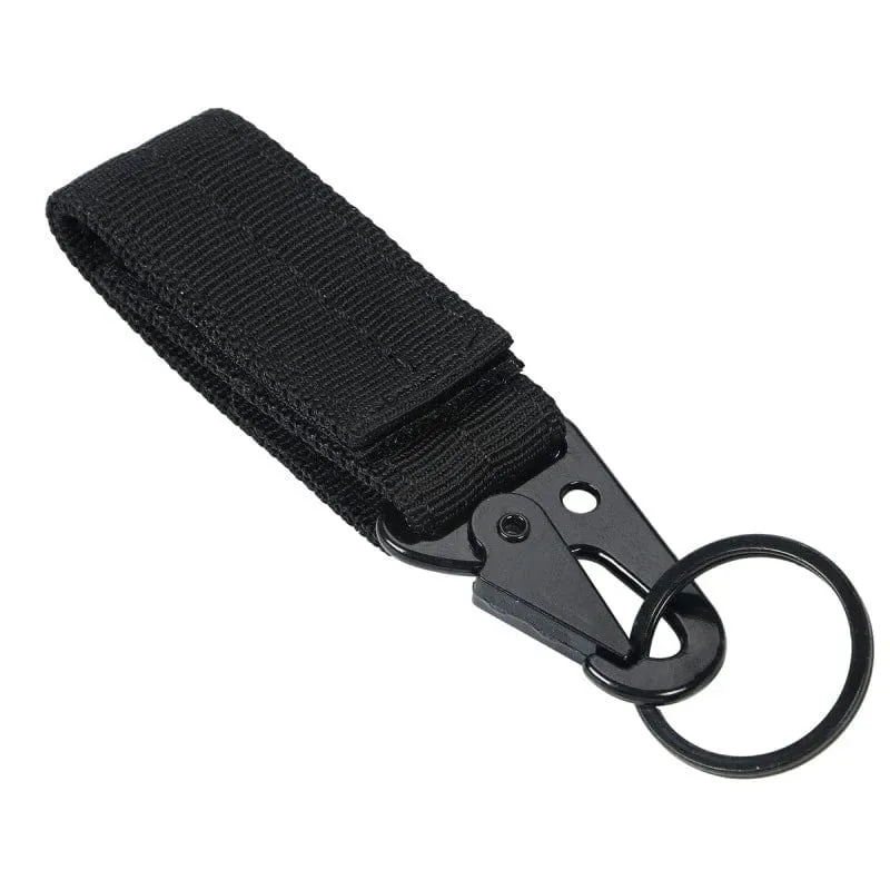 Outdoor Taktische Karabiner Schlüssel Tasche Zubehör Multifunktionale Gürtel Schnalle Nylon Gurtband