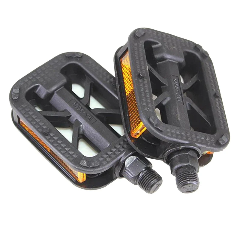 Fahrradpedale Ultraleichte flache Plattform-Fahrradpedale für Mountainbikes 9/16 Zoll 1/2 Zoll Radfahren Versiegelte DU-Lagerpedale